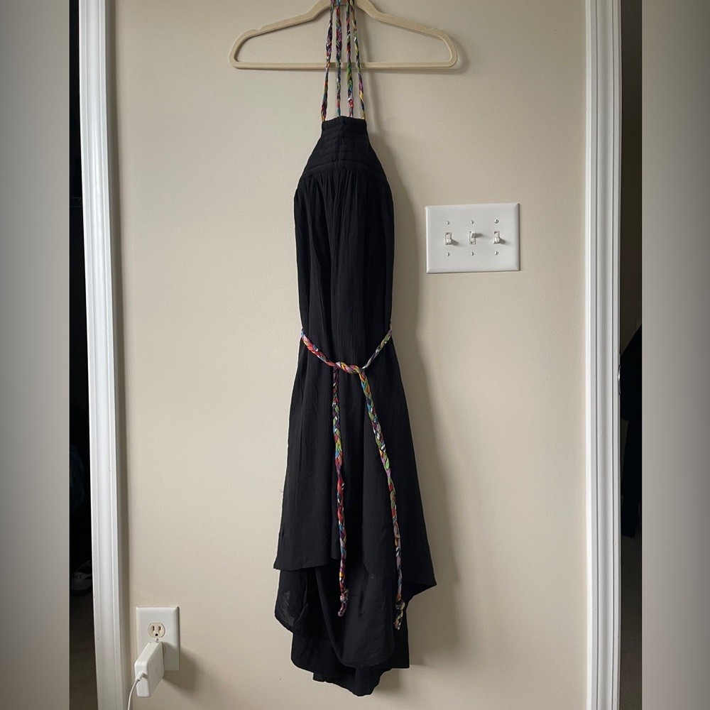 Anthropologie Halter Cotton Dress